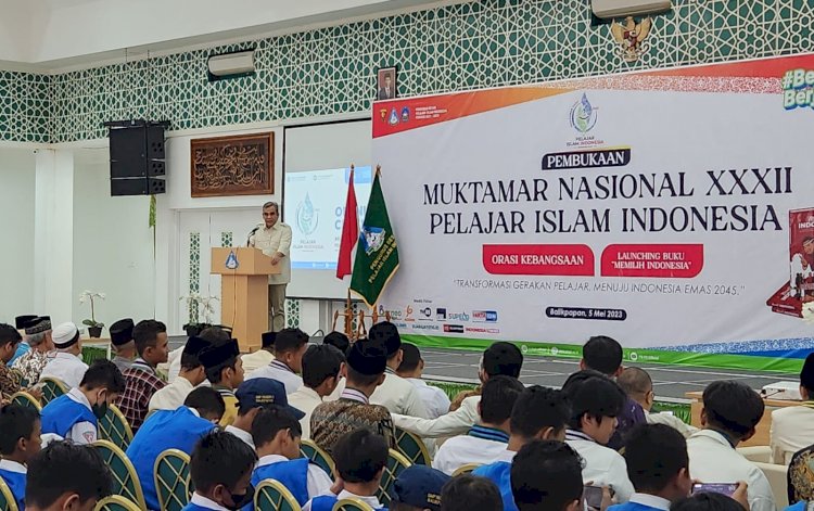 Hadiri Muktamar PII, Muzani Ajak Pelajar Cermat Memilih Pemimpin pada Pemilu 2024