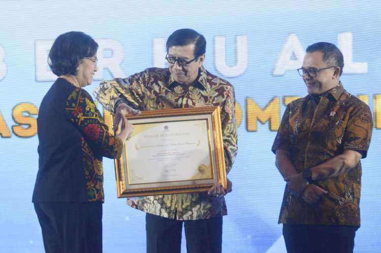 Miliki Kinerja Anggaran Terbaik, Kemenkumham Raih Penghargaan 
