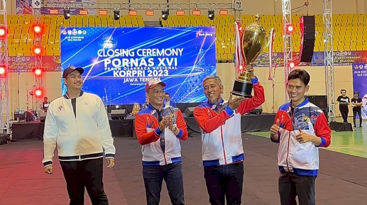 Jateng Resmi Juara Umum Pornas Korpri XVI 2023