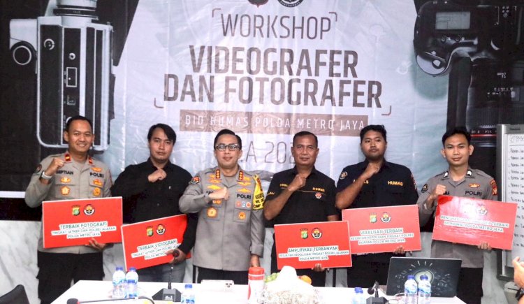 Workshop Fotografi dan Videografi serta penghargaan yang Berprestasi oleh Bidhumas Polda Meto Jaya