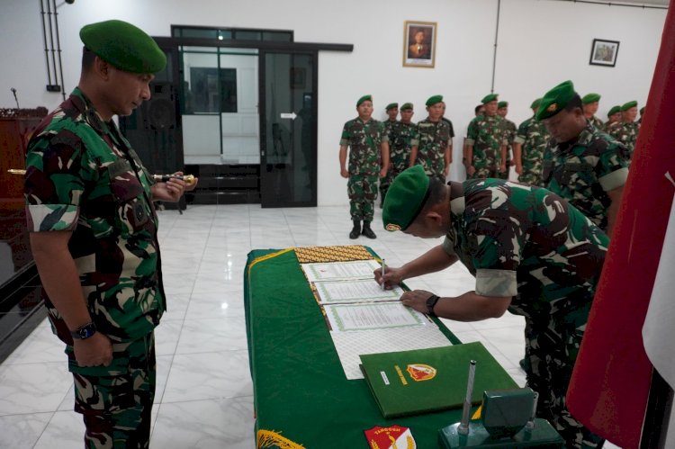 Korp Raport Serah Terima Jabatan Danramil dan Pelepasan Wisuda Purnawirawan Kodim 0508/Depok
