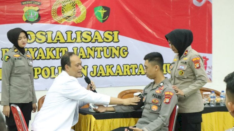 Polres Metro Jakarta Timur Gelar Sosialisasi Kesehatan Jantung dan Pembuluh Darah