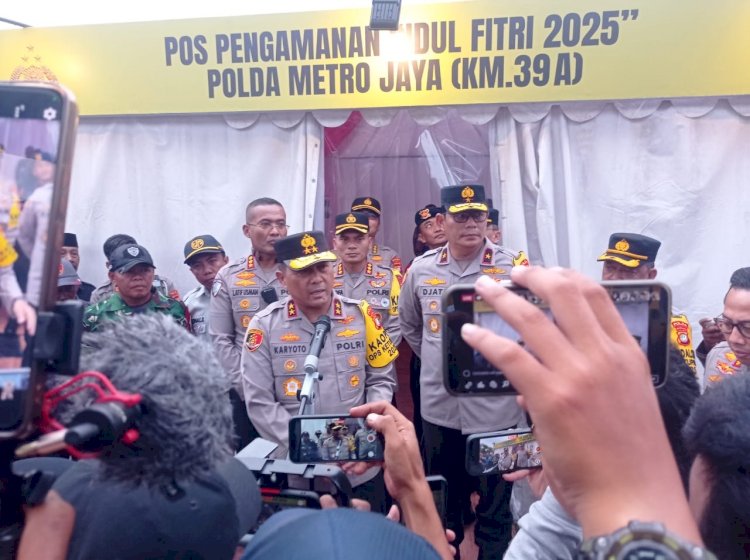 Kapolda Metro Jaya Cek Posko Mudik di Tol Cikampek, Pastikan Kesiapan Layanan untuk Pemudik