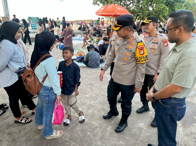 Kapolres Metro Jakarta Utara Kunjungi Posyan Ancol dalam Rangka Ops Ketupat Jaya 2025