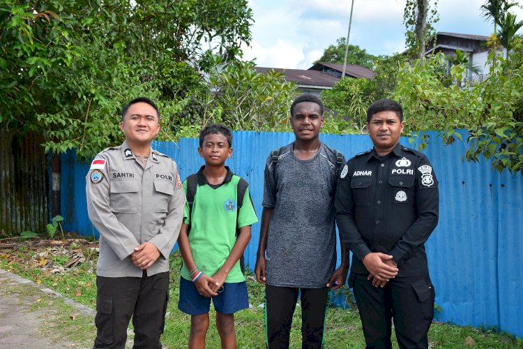 “Satgas Damai Cartenz Tanamkan Nilai Positif pada Pelajar Mimika Lewat Sentuhan Humanis”