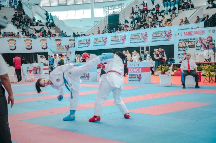 Bripda Jessica, Polwan di Polda Riau, Sabet Medali Emas Kejuaraan Karate di Malaysia