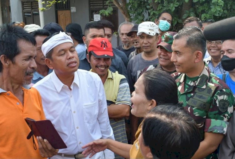 Dandim 0508/Depok Hadiri Kunjungan Kerja Gubernur Jawa Barat di Kampung Baru Kelurahan Harjamukti