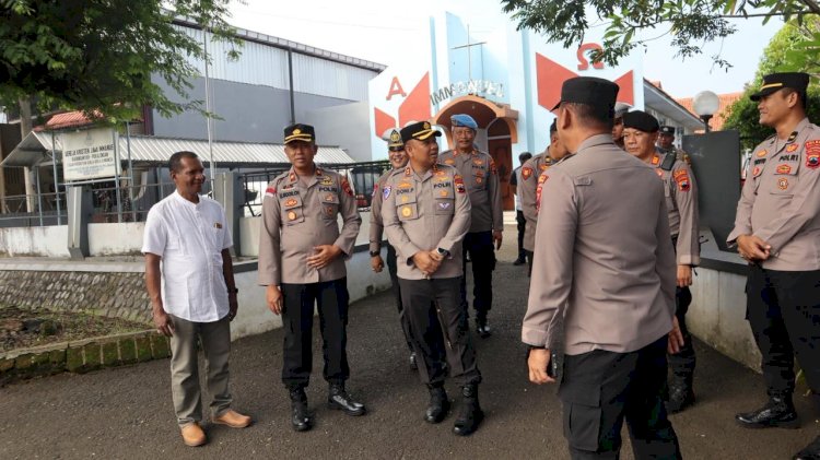 Peringatan Kenaikan Isa Almasih Polres Pekalongan dan PJU Pastikan Keamanan Kegiatan Gereja