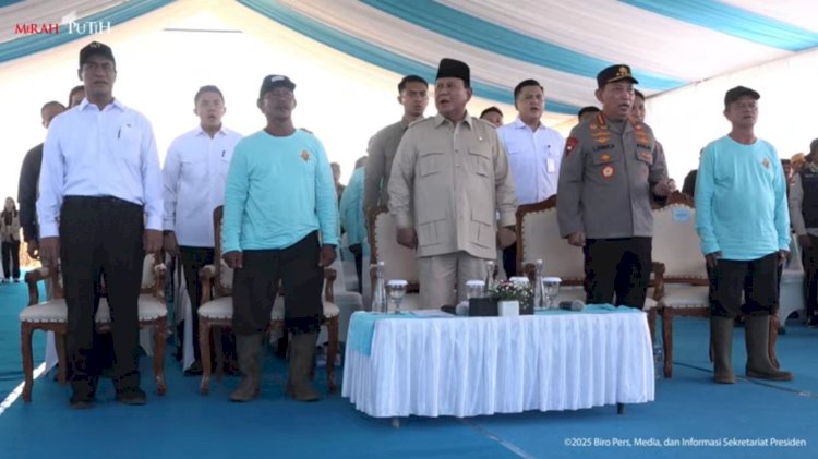 Kapolri Dampingi Presiden Panen Raya Jagung Kuartal II, Siap Wujudkan Kedaulatan Pangan Nasional