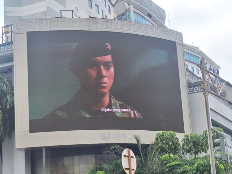 Kodim 0501/JP Serentak Menayangkan Trailers Film Perang Believe