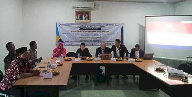 Fakultas Hukum UNDHI Selenggarakan PKM di Desa Bantar Panjang