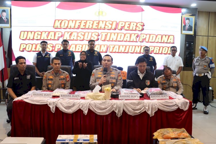 Polres Pelabuhan Tanjung Priok Bongkar Sindikat Pemalsu Materai, Kerugian Negara Capai Rp. 1,17 Miliar