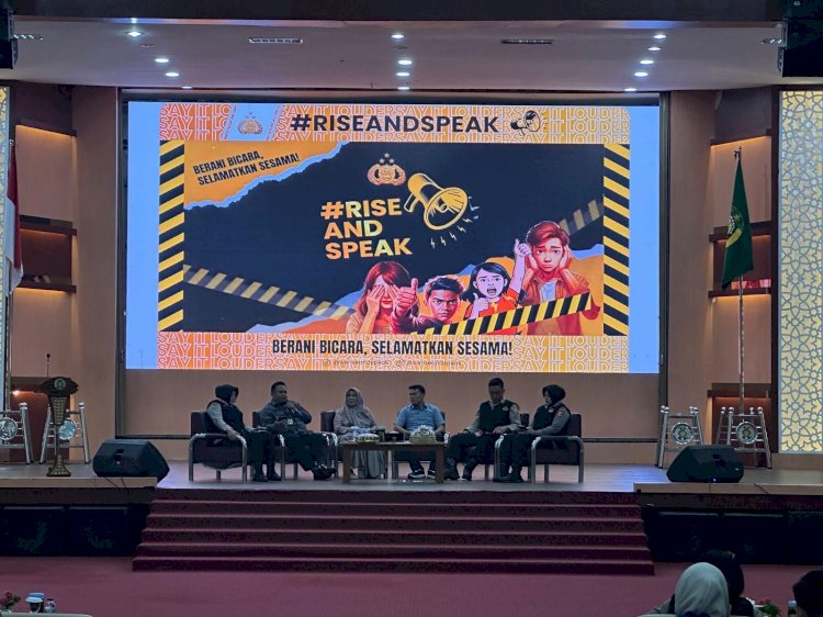 Polri Gaungkan Kampanye “Rise and Speak” di USU: Dorong Kolaborasi Tangani Kekerasan dan Eksploitasi