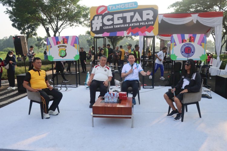 Sambut Hari Bhayangkara, Polres Tangsel Gelar Panggung Edukatif Hingga Pelayanan Publik di CFD Bintaro