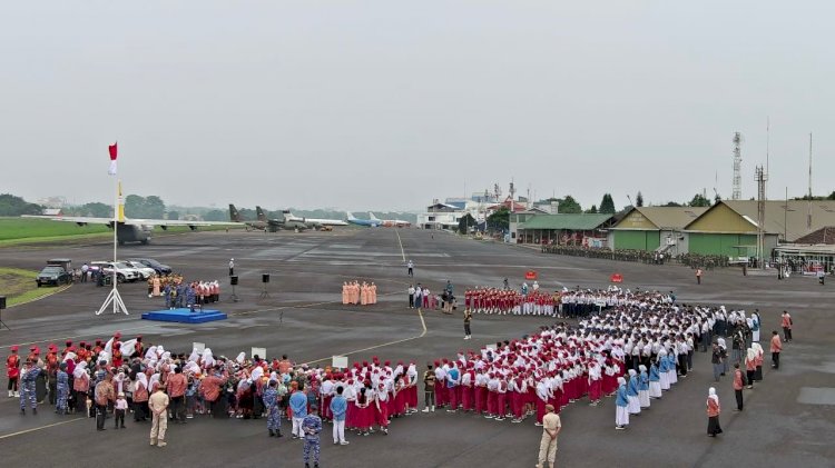 Danlanud Husein Sastranegara Buka MPLS Sekolah Angkasa T.A 2025-2026