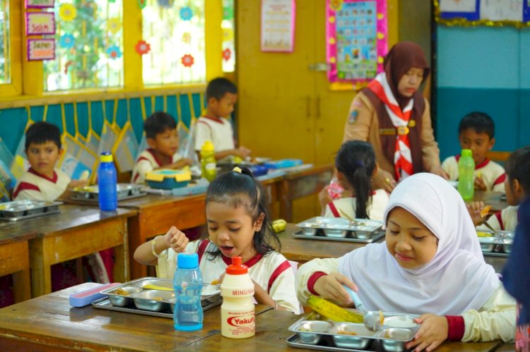SPPG Polri Pejaten Jadi Percontohan Program Makanan Bergizi Gratis